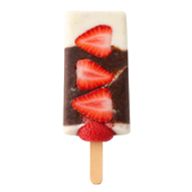 Fresas, crema de chocolate